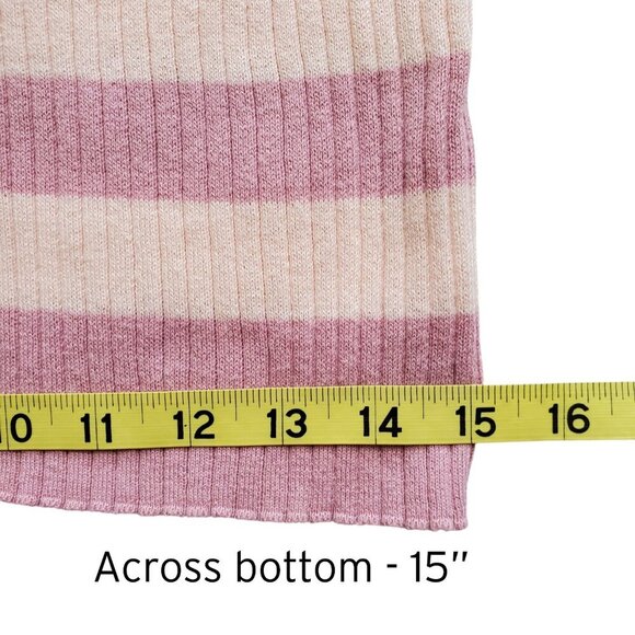 English Factory Multicolor Stretchy Crew neck BoyCon Striped Sweater Size L - Picture 11 of 13